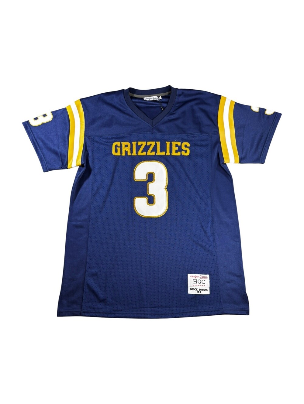 Headgear Classics Brock Bowers Napa High School Grizzlies Jersey Navy 3XL NEW